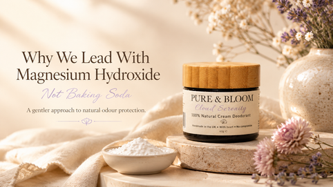 Natural Deodorant Powered by Magnesium Hydroxide | Pure & Bloom