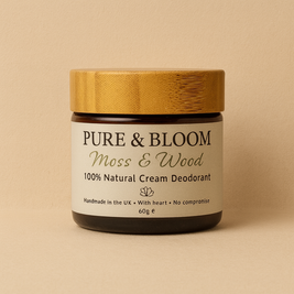 Moss & Wood 100% Natural Cream Deodorant 60g