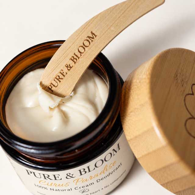 Pure & Bloom Natural Cream Deodorant: Citrus Paradise, 60g
