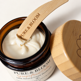 Pure & Bloom Natural Cream Deodorant: Grapefruit Calm, 60g
