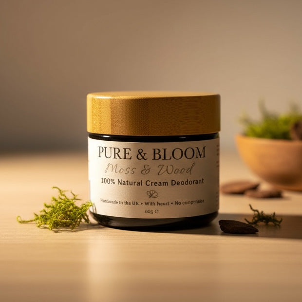 Moss & Wood 100% Natural Cream Deodorant 60g